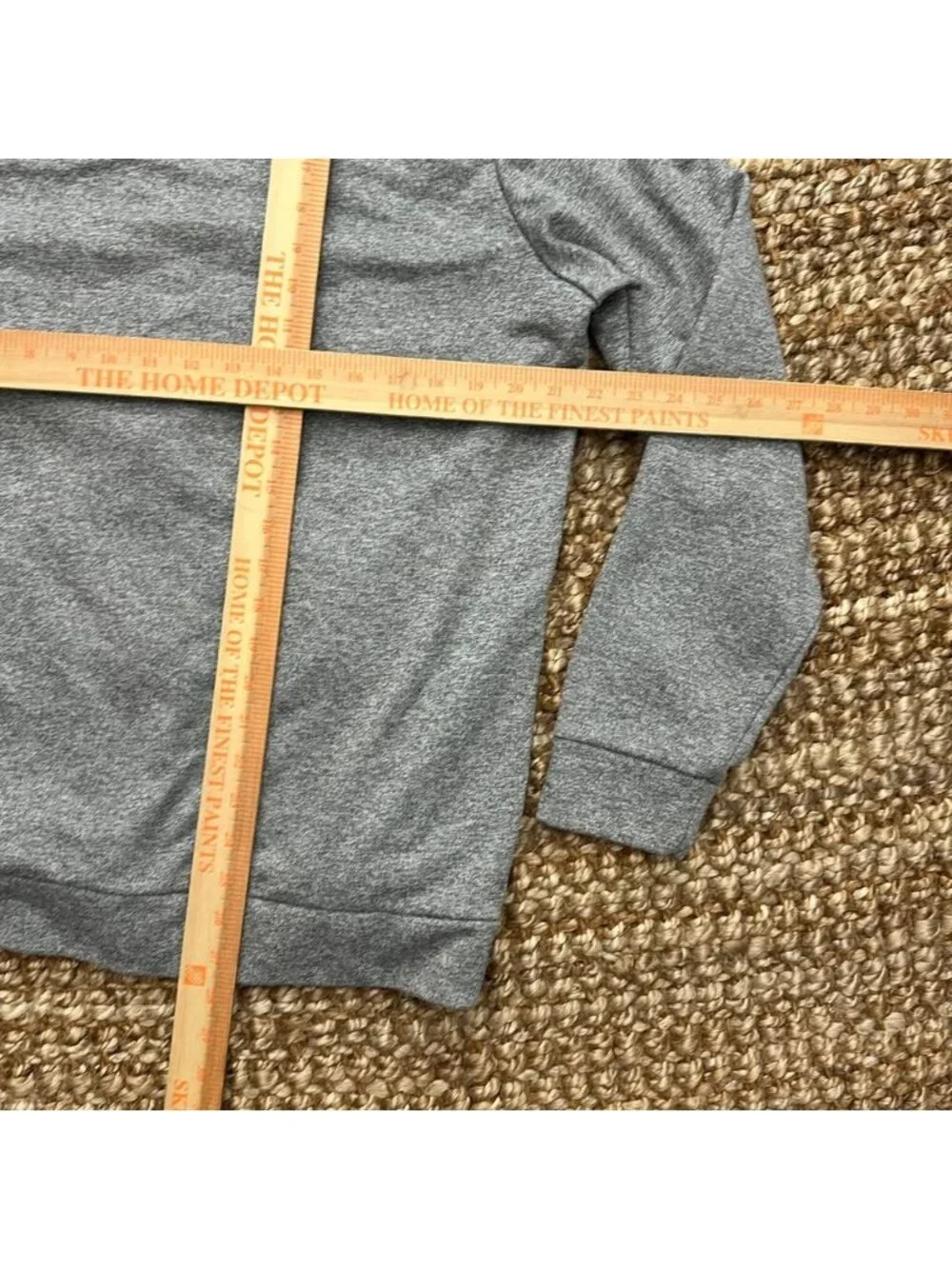 Nike Mens Large Therma Training Hoodie Gray Zip Jacket Zipper Pocket CU6231-063